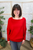 At Your Leisure Sweater Top - Red