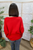 At Your Leisure Sweater Top - Red