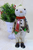 Green Mittens Snowman - Recycled Metal