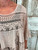 Bouquet Full Of Roses Top - TAUPE Bouquet Full Of Roses Top - TAUPE