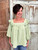 Loveliest In The Room Top - GREEN *FINAL SALE*