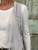 A New Tune Tulle Vest - SILVER