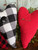 Set Of 3 Felt Primitive Heart Pillow Set Of 3 Felt Primitive Heart Pillow