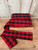 Red And Black Buffalo Check Ribbon - 10 Yards