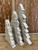 Weathered Wooden Cream Trees (set of 3)