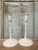 Distressed 9" White Candle Holder (set of 2)