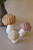 Set Of 3 Chenille Stuffed Mushroom Sitters