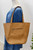 Take Me Around Town Tote Bag - Camel