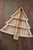 Wood Holiday Tree Serving Platter