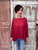Simple And Elegant Top - Wine