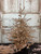 Antiqued Silver Tinsel Tree With Burlap Base - 2ft