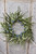 24" Cerulean Sky Grass Wreath 24" Cerulean Sky Grass Wreath