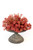 9" Bursting Astilbe Half Sphere - Red