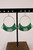 Green Light Hoop Earrings Green Light Hoop Earrings