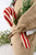 Hobbes Candy Cane Snowman