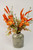 Trumpet Vine And Sunflower Pick - Set Of 2