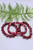 Crimson Rhythm Bracelet Set