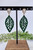 Rustic Elegance Earrings - Green