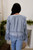 Add A Little Lace Top - Slate Blue