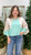 Holding Onto Spring Top - Blue