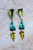 Right On Point Earrings - Green