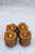 Burnt Ivory Mini Drip Votive Candle - Set of 4