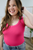 Bare Bones Tank Top - Hot Pink
