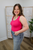 Bare Bones Tank Top - Hot Pink