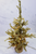 24" Gold Tinsel Pine Tree with Lights