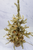 24" Gold Tinsel Pine Tree with Lights