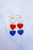 Red, White, And True Earrings