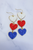 Red, White, And True Earrings
