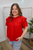 Soft Structure Top - Red