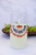 5" Patriotic Bunting Glass 3D Flame Candle