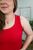 Bare Bones Tank Top - Red