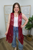 Just Be Yourself Vest - Red