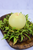 Round Cream Moving Flame Candle