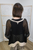Garden Stroll Sweater Top - Black