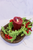 Scarlet Fern Candle Ring