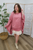 Rosy Outlook Tunic Top