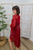 Match Made In Heaven Crochet Cardigan - Red