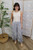 Laid Back Lines Pants - Gray