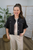 Ready To Ruffle Jean Jacket - Black