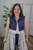 Uniquely You Vest - Denim/Natural