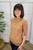Understated Charm Top - Mushroom
