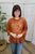 Sheer Perfection Top - Rust Orange
