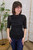 Understated Charm Top - Black
