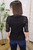 Understated Charm Top - Black