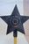 Black Tin Star Tree Topper