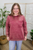 Everyday Delight Pullover - Burgundy